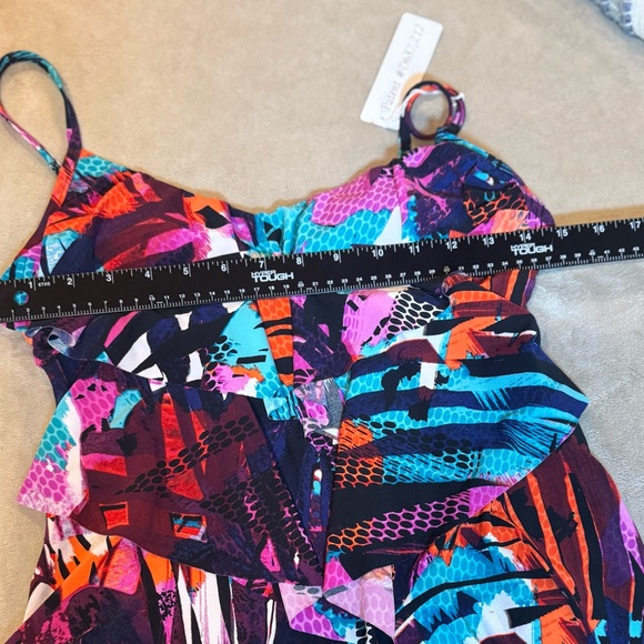 NWT Magicsuit by Miracle Suit Cypress Rita Tankini) top only) size 8 - Picture 6 of 11